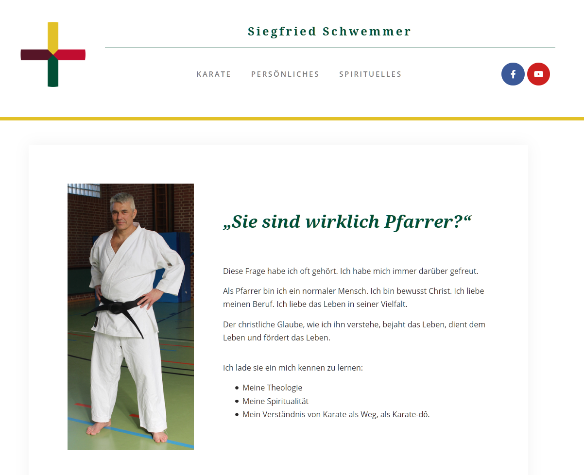 Screenshot der Webseite siegfried-schwemmer.de